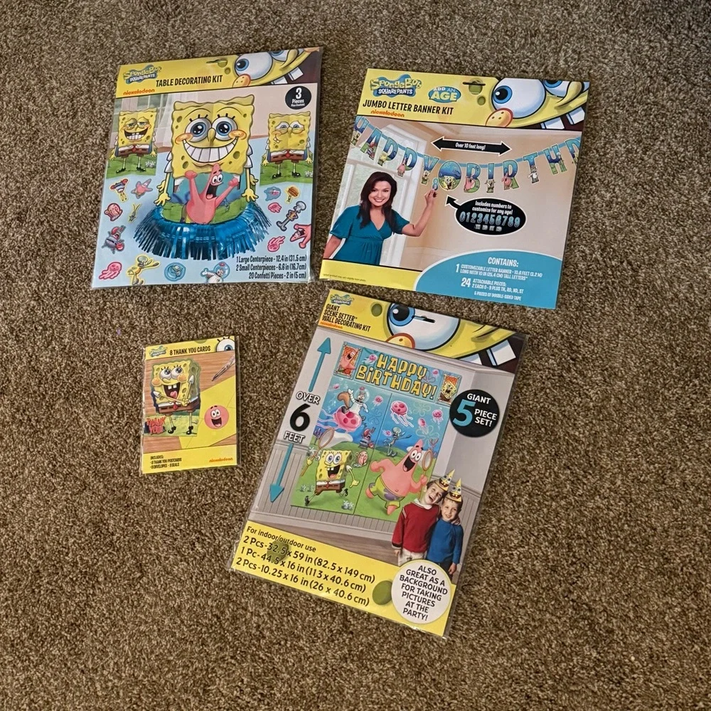 SpongeBob SquarePants Party Supplies Set